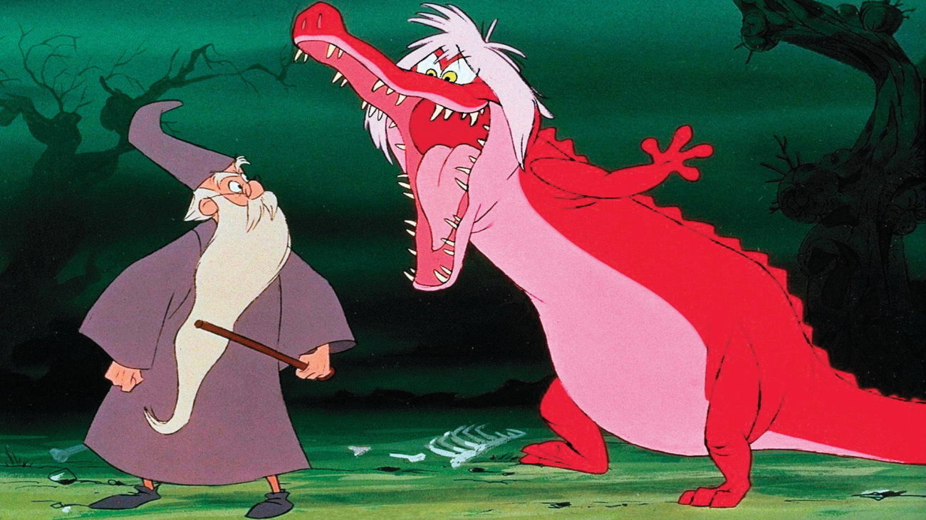 Merlin facing Crocodile